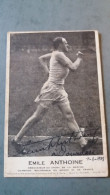 CPSM MARCHE EMILE ANTHOINE RENOVATEUR DU SPORT DE MARCHE CHAMPION RECORDMAN DU MONDE ET DE FRANCE 1953 DOURDAN SIGNE - Atletica