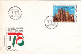 WORLD PHILATEL EXHIBITION MILAN 1976 COVERS FDC - FDC