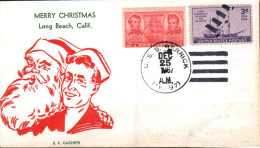 USA ETATS UNIS MERRY CHRISTMAS U S S MERRICK 1967 - Schmuck-FDC