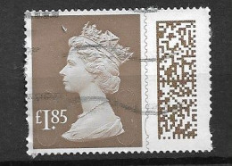 GB 2022 QEll MACHIN NEW BARCODE £1.85 LIGHT BROWN - Machin-Ausgaben