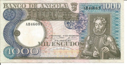 ANGOLA PORTUGAL 1.000$00 ESCUDOS 10/06/1973 - Angola