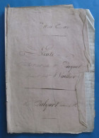 Manuscrit Daté De Février 1836 - Seine Et Marne - Machault - Protagonistes Nommés Parquet Et Wallier - Manuscripts