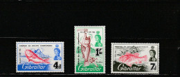 Gibraltar YT 175/7 ** : Pêche En Mer - 1966 - Gibraltar