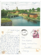 Finland 1958 Postcard   Sveaborg  Helsingfors- Mi 494 Cancelled Sjundeå  / Siuntio 15.8.58 - Lettres & Documents