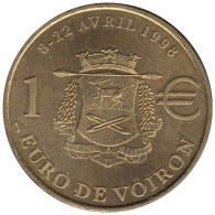 VOIRON - EU0010.1 - 1 EURO DES VILLES - Réf: T574 - 1998 - Euro Delle Città