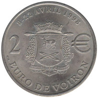 VOIRON - EU0020.2 - 2 EURO DES VILLES - Réf: T575 - 1998 - Euro Delle Città