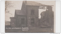 62 - BAPAUME / CARTE PHOTO ALLEMANDE - MAISON DETRUITE - Bapaume