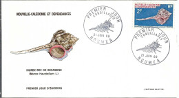 NOUVELLE CALEDONIE 1969: FDC - FDC