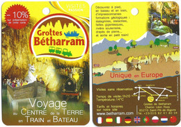 Fiche Touristique Visites Passion - Grottes De Bétharram : Voyaga Au Centre De La Ferre- Saint-Pé-de-Bigorre [65] [2022] - Autres & Non Classés