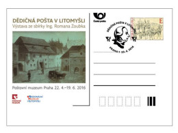 CDV PM 110 Czech Republic Anniversary Of Litomysl Leitomischel Post Office 2016 Kaiser Joseph II - Posta