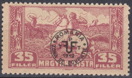 Hongrie Debrecen 1920 Mi 86 * Surcharge ROUMANIE ZONA DE OCUPATIE 1919 - Papier Mat   (A1) - Debrecen