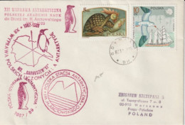 1987 - POLOGNE - EXPEDITION POLAIRE ANTARCTIQUE ! ENVELOPPE OBLITERATION GDYNIA - Other & Unclassified