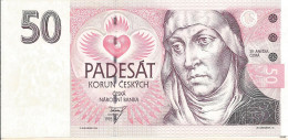 Czech Republic 50 Kc 1993 Series A Yellow Paper - Tsjechië