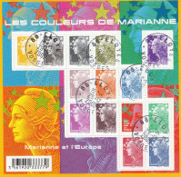 FRANCE 2009 BLOC OBLITERE LES COULEURS DE MARIANNE -  F 4409 - Oblitérés