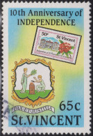 1989 St.Vincent Und Die Grenadinen ° Mi:VC 1478, Sn:VC 1278, Sg:VC 1489, 10 Jahre Unabhängigkeit - St.Vincent Und Die Grenadinen