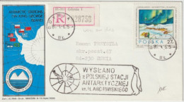 1985 - POLOGNE - EXPEDITION POLAIRE ANTARCTIQUE ! ENVELOPPE OBLITERATION GDYNIA - Altri & Non Classificati