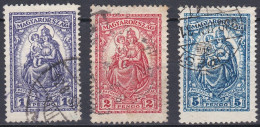 Hongrie 1926 Mi 427-429  Madone Et Enfant (A10) - Used Stamps