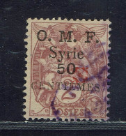 Syrie. N° 49 A Oblitéré. Fleuron Rouge. - Used Stamps