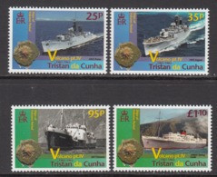 2013 Tristan Da Cunha Volcano Pt. IV Ships Complete Set Of 4 MNH - Tristan Da Cunha