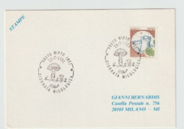 Mirto - Messina - Annullo Speciale Giornata Micologica 1991 - Briefmarken (Abbildungen)