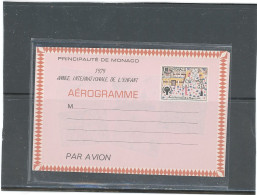 MONACO-AEROGRAMME  - N°503 - 1,90 F - Postwaardestukken