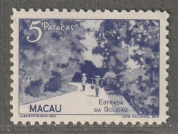 MACAO - N°335 ** (1948-51) Vue De La Colonie : 5p Violet - Nuevos