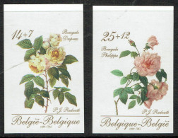 COB 2353/54 - ND - Bord De Feuille - Cote: 30,00 € - Promotion De La Philatélise III: Roses De P.-J. REDOUTE - 1990. - 1981-2000