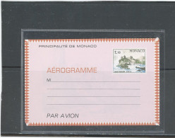 MONACO-AEROGRAMME  - N°504 - 2,10 F PALAIS PRINCIER - Enteros  Postales