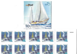 GREECE  2013    BOOKLET    SELF - ADHESIVE   STAMPS    SAILING  TOURISM   [  WITH  NUMBER  ] - Markenheftchen