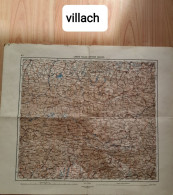 Map Of Laibach, Villach, Kufstein, Belluno - Cartes Géographiques