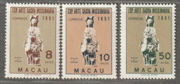 MACAO - N°360/2 * (1953) Exposition D'art Missionnaire Sacré. - Nuevos