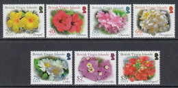 2019 2020 British Virgin Islands Flowers Fleurs Definitives Complete Set Of 7  MNH - British Virgin Islands