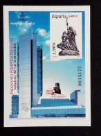 SPANIEN SONDERBLOCK 142 POSTFRISCH(MINT) UNGEZÄHNT BRIEFMARKENAUSSTELLUNG ESPANA 2004 VALLADOLID KOLUMBUS_DENKMAL - Blocs & Hojas