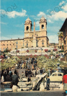 CARTOLINA  C4 ROMA,LAZIO-PIAZZA DI SPAGNA-STORIA,MEMORIA,CULTURA,RELIGIONE,IMPERO ROMANO,BELLA ITALIA,VIAGGIATA 1969 - Places