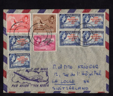 R684  /  GHANA Indépendance 1957,lettre Par Avion Pour La SUISSE - Ghana (1957-...)