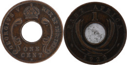 EAST AFRICA - 1922 - ONE CENT - George V - Heaton (H) - 18-288 - Britische Kolonie