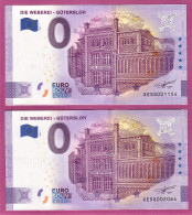 0-Euro XESG 2021-1 DIE WEBEREI - GÜTERSLOH SET NORMAL+ANNIVERSARY - Private Proofs / Unofficial