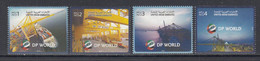 2010 United Arab Emirates DP World Ports Ships Cargo  Complete Set Of 4 MNH - Verenigde Arabische Emiraten