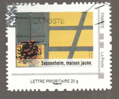 MONTIMBRAMOI SESSENHEIM MAISON JAUNE OBLITERE - Oblitérés