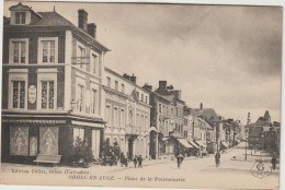 Calvados :ORBEC En Auge : Place De La  Poissonnerie , Hotel De France , 1915 - Orbec