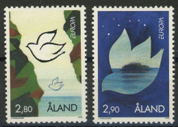 Aland 1995 Michel Nummer 100-101 Postfrisch - Ålandinseln