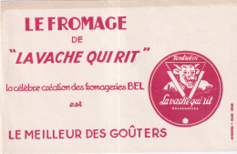 Buvard  LE FROMAGE De " LA VACHE QUI RIT " - Levensmiddelen