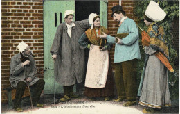 En NORMANDIE - L'intéressante Nouvelle - Normands, Normandes En Costumes Locaux - Ecrite 1918 - Basse-Normandie