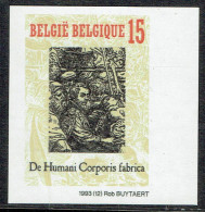 COB 2527 - ND - Bord De Feuille - Cote: 10,00 € - "De Humani Corporis Fabrica Libri Septem" D'André VESALE - 1993. - 1981-2000