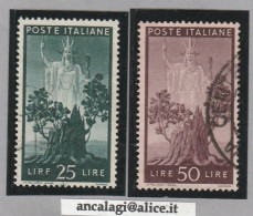 USATI ITALIA 1946 - Ref.0002D - "DEMOCRATICA" 1 Val. Da Lire 30 - - 1946-60: Used