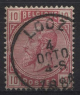 1883 - 38 Obl. Centrale Sc LOOZ. Coba 8. TB. Voyez Les Autres Obl. Sur Cette émission - 1883 Leopoldo II