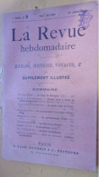 1898 REVUE HEBDOMADAIRE ILLUSTRE N ° 9 SERAO CUBA DE NION ROUGIER JULLY TALMEYR HERICOURT - Zeitschriften - Vor 1900