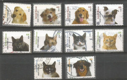 USA 2010 Animal Rescue - Adopt A Shelter Pet C.44 - Cpl 10v Set SC.#4451/60  - VFU Condition - Années Complètes