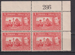 Bloc De 4 Timbres Neufs** De Trinité Et Tobago De 1938  YT 141 135 MNH - Trinité & Tobago (...-1961)