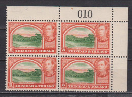 Bloc De 4 Timbres Neufs** De Trinité Et Tobago De 1938  YT 143 139 MNH - Trinité & Tobago (...-1961)